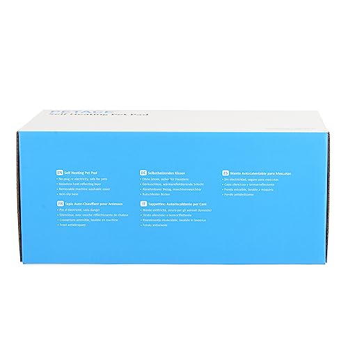 Trelsanopaws Self-Heating Pet Pad - Electric-Free Heated Mat for Cats & Dogs, Machine Washable (60 x 45 cm)
