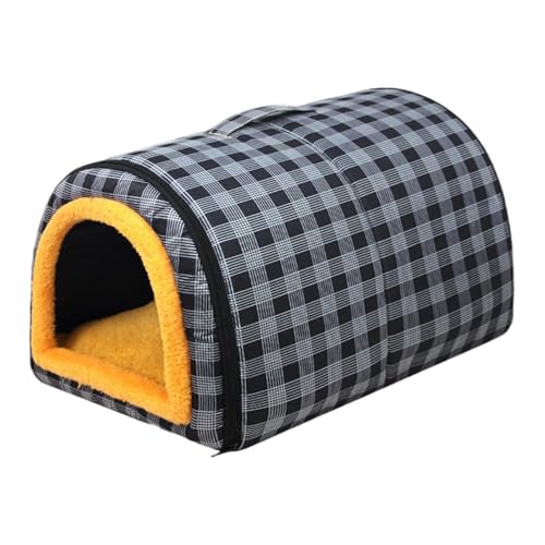 yuchdzexu Cat Bed | Indoor Cats Dogs Convertible House,Comfortable Animals Furniture with Top Carry Handle for Small Medium Large Breeds Shelter Home Winter Summer Resting
