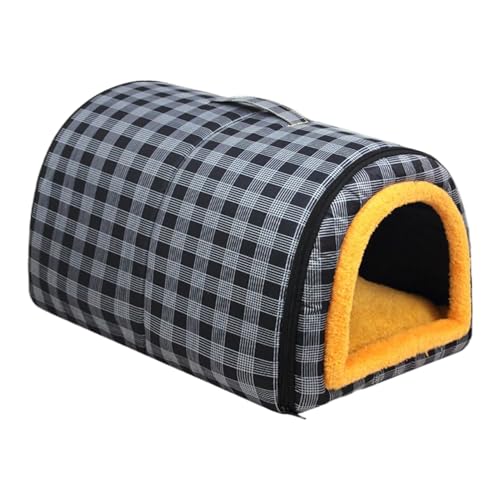 Indoor Cat Bed,Indoor Cats Dogs Convertible House - Winter Summer Waterproof Furniture Animals Cave for Travel Home Shelter Small Medium Large Breeds