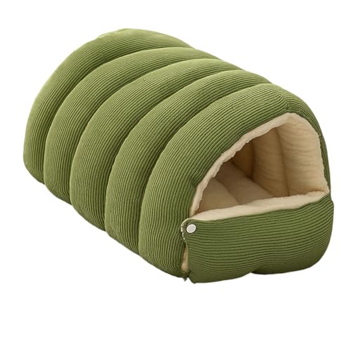 Washable Enclosed Cats House With Removable Cover Soft Plush Bed For Stress Relief Antislip Base Indoor Pet Furniture Portable Cozy Cats Bed