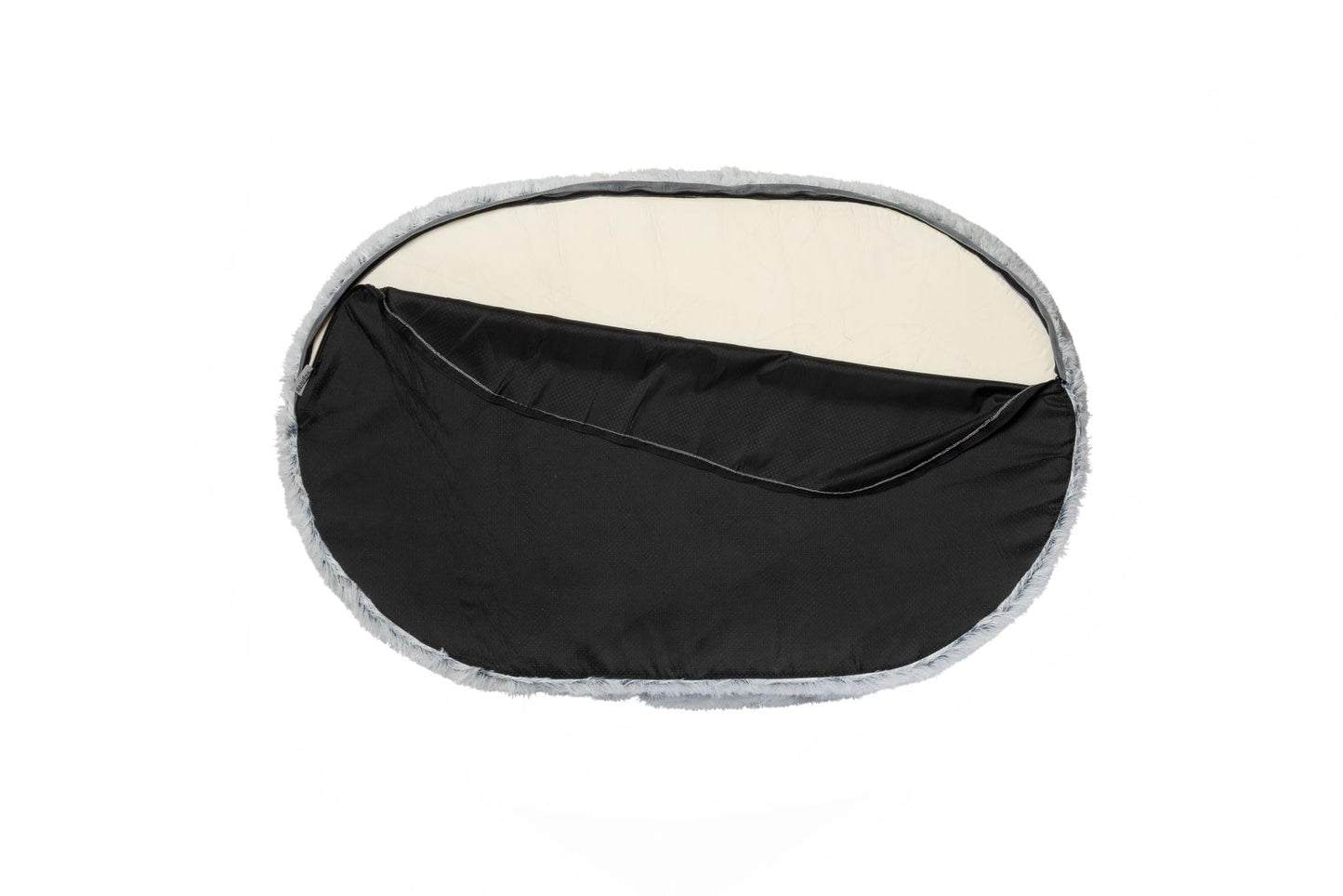 Trelsanopaws Faux Fur Human Pet Bed - Orthopedic Fluffy Beanbag for Adults & Kids (173 x 96 x 30 cm)