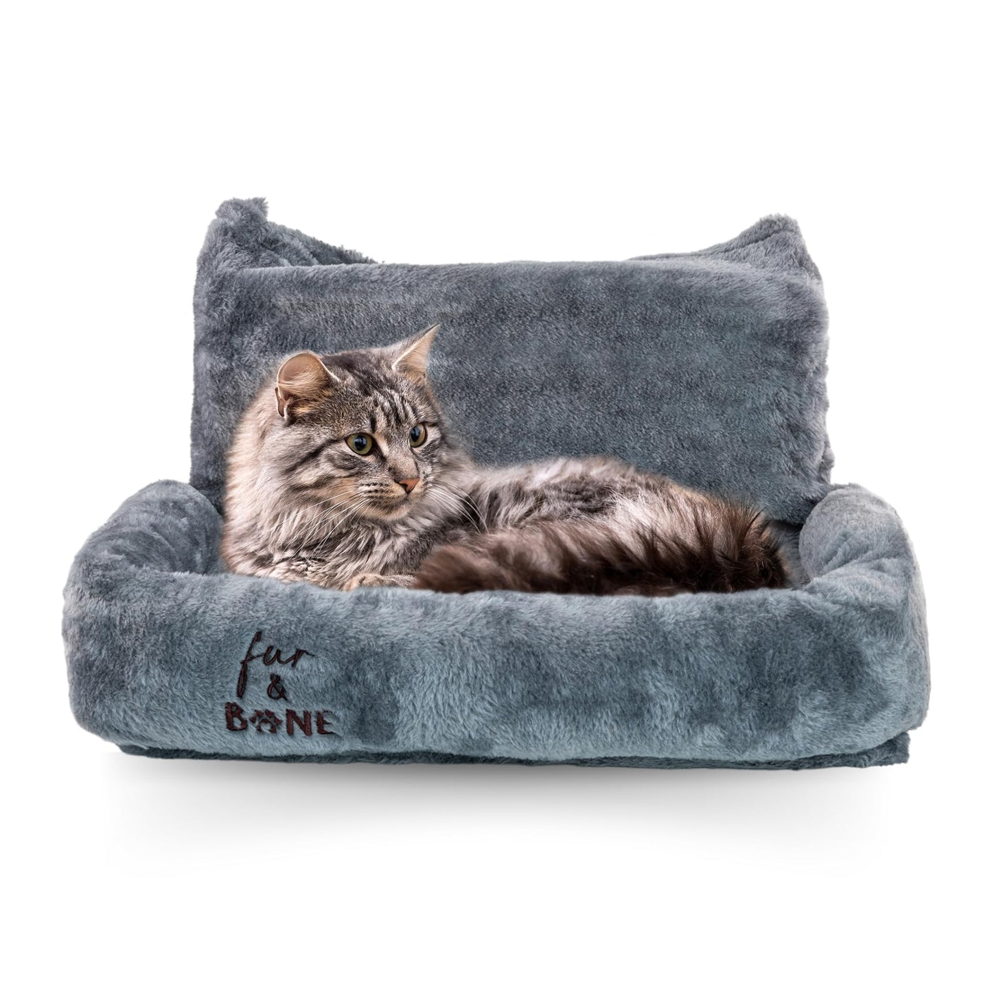 Trelsanopaws Cat Radiator Bed - Warm Fleece Hammock with Washable Cover for Indoor Cats (50 x 43 x 26 cm)