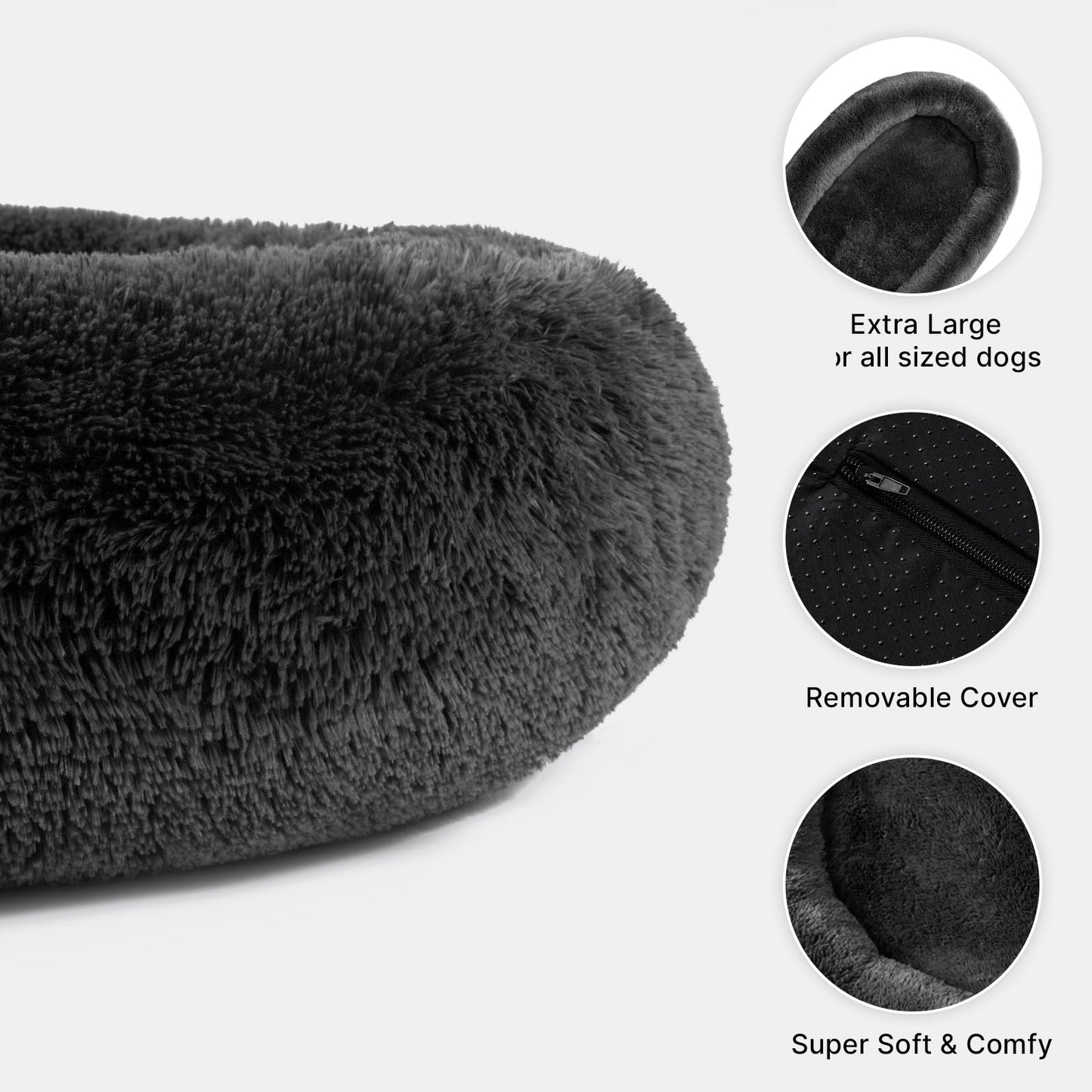 Trelsanopaws Human Dog Bed for Adults & Pets - Luxury Fluffy Giant Pet Bed, Machine Washable