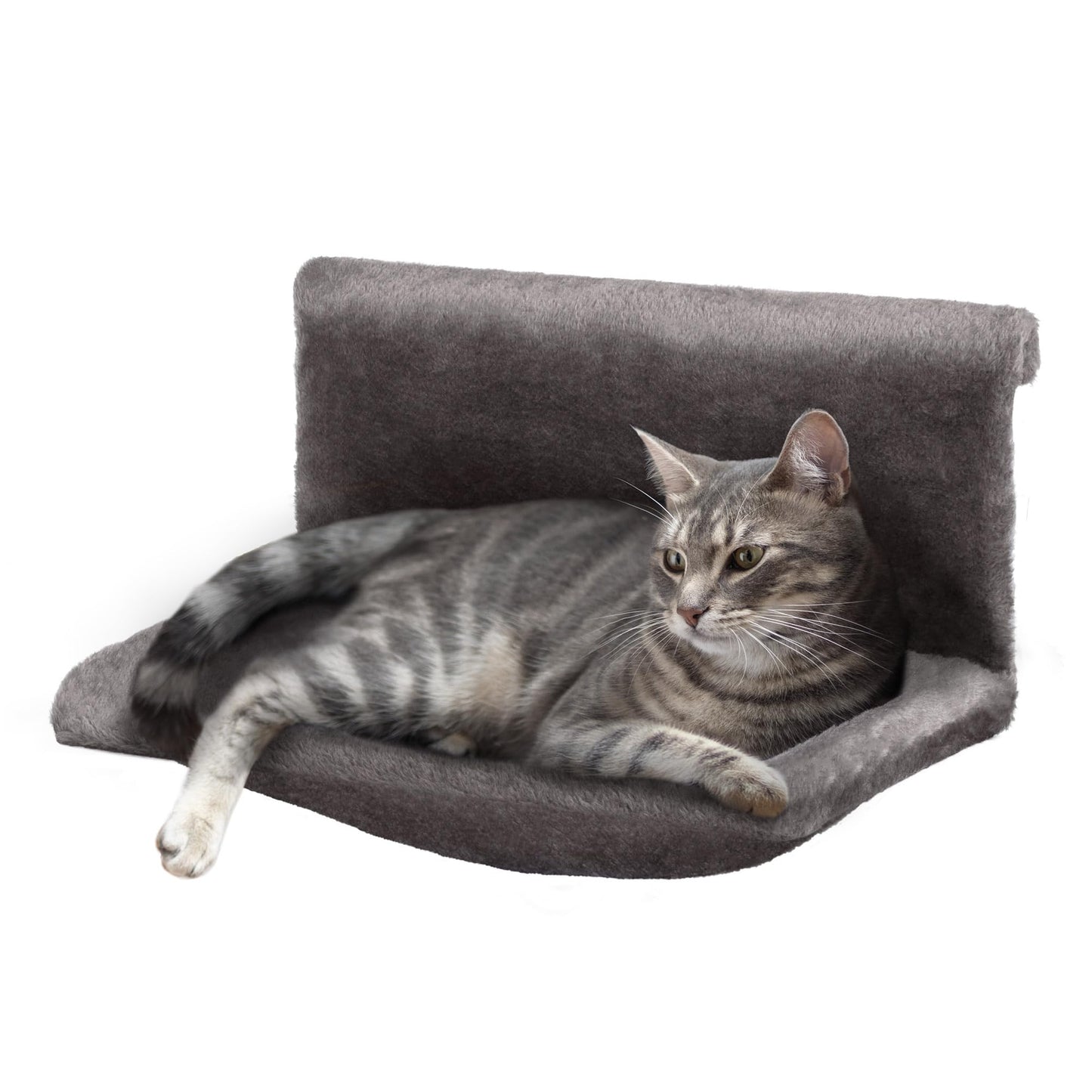 Trelsanopaws Warm & Cosy Radiator Bed for Cats & Dogs (Grey)