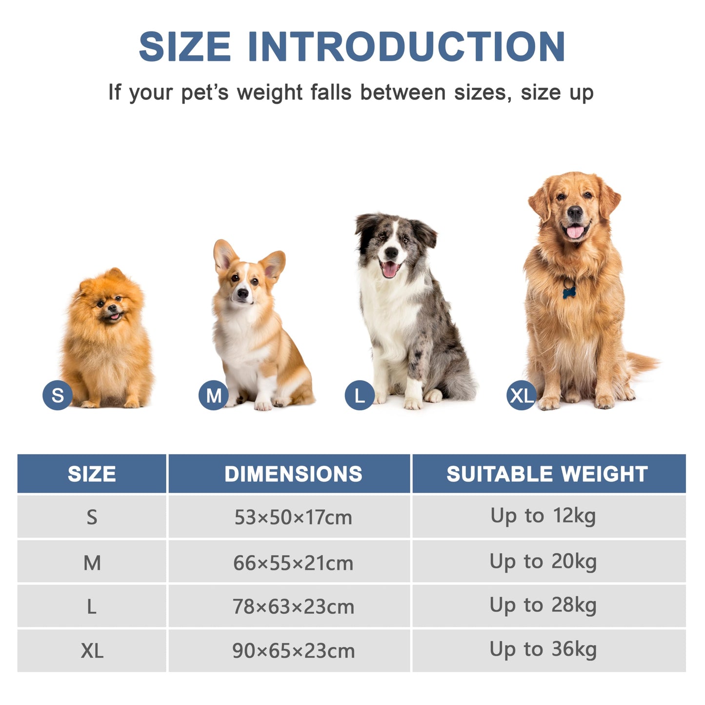 Trelsanopaws Extra Large Dog Bed - Washable Sofa Bed for XXL Dogs, Prevents Bone Diseases (90 x 65 x 23 cm)