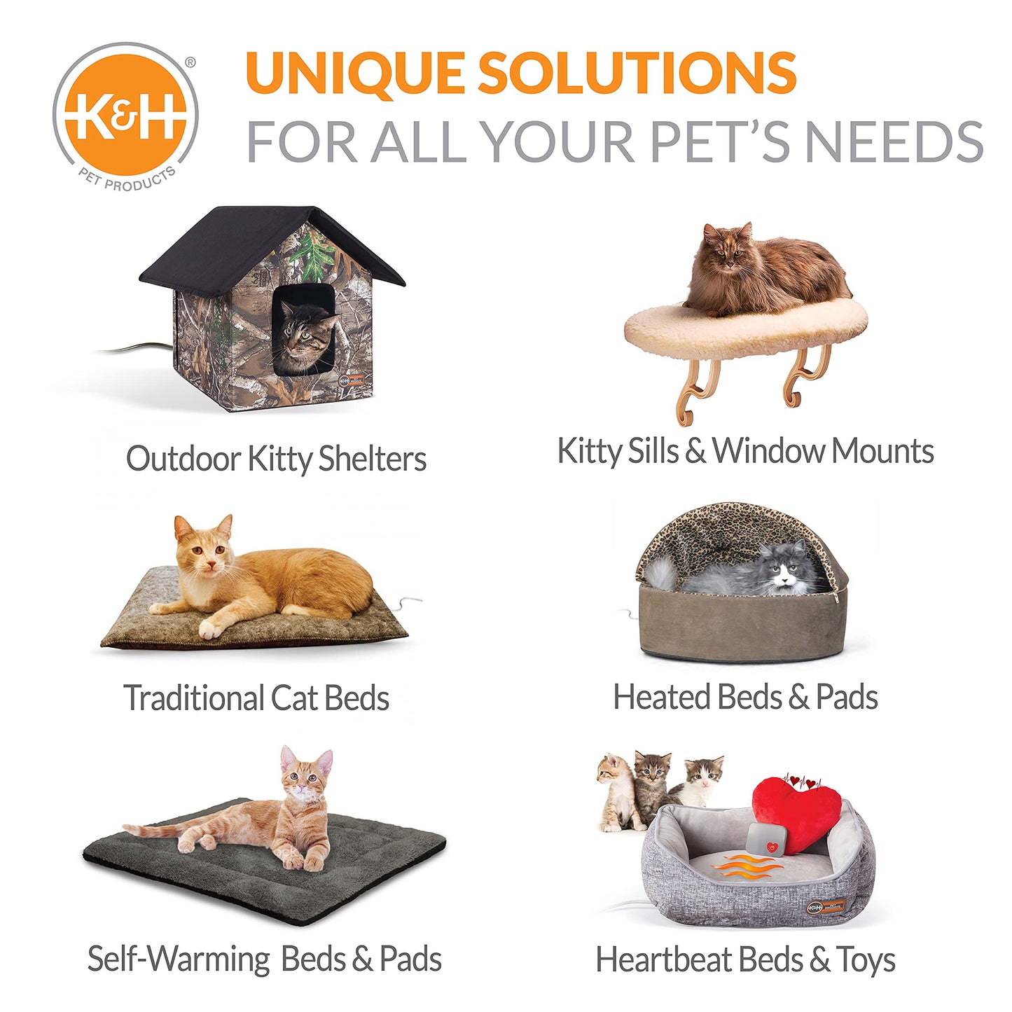 K&H Pet Products EZ Mount Penthouse Townhouse 2 Shelf Window Mount Cat Tree Kitty Tower Cat Furniture
