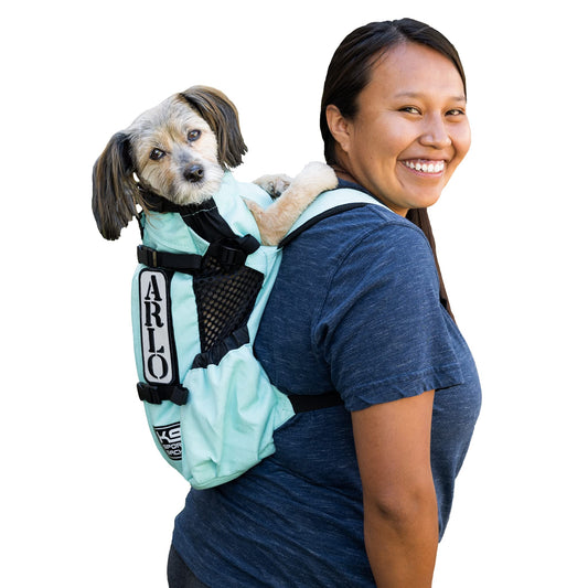 K9 Sport Sack | Dog Carrier Backpack for Small and Medium Pets | Front Facing Adjustable Dog Backpack Carrier | Fully Ventilated | Veterinarian Approved (Small, Air - Summer Mint)